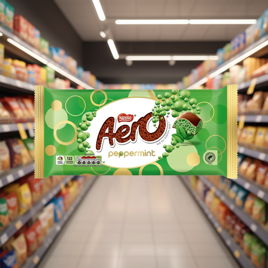 12 x Aero Peppermint Block - 295GM