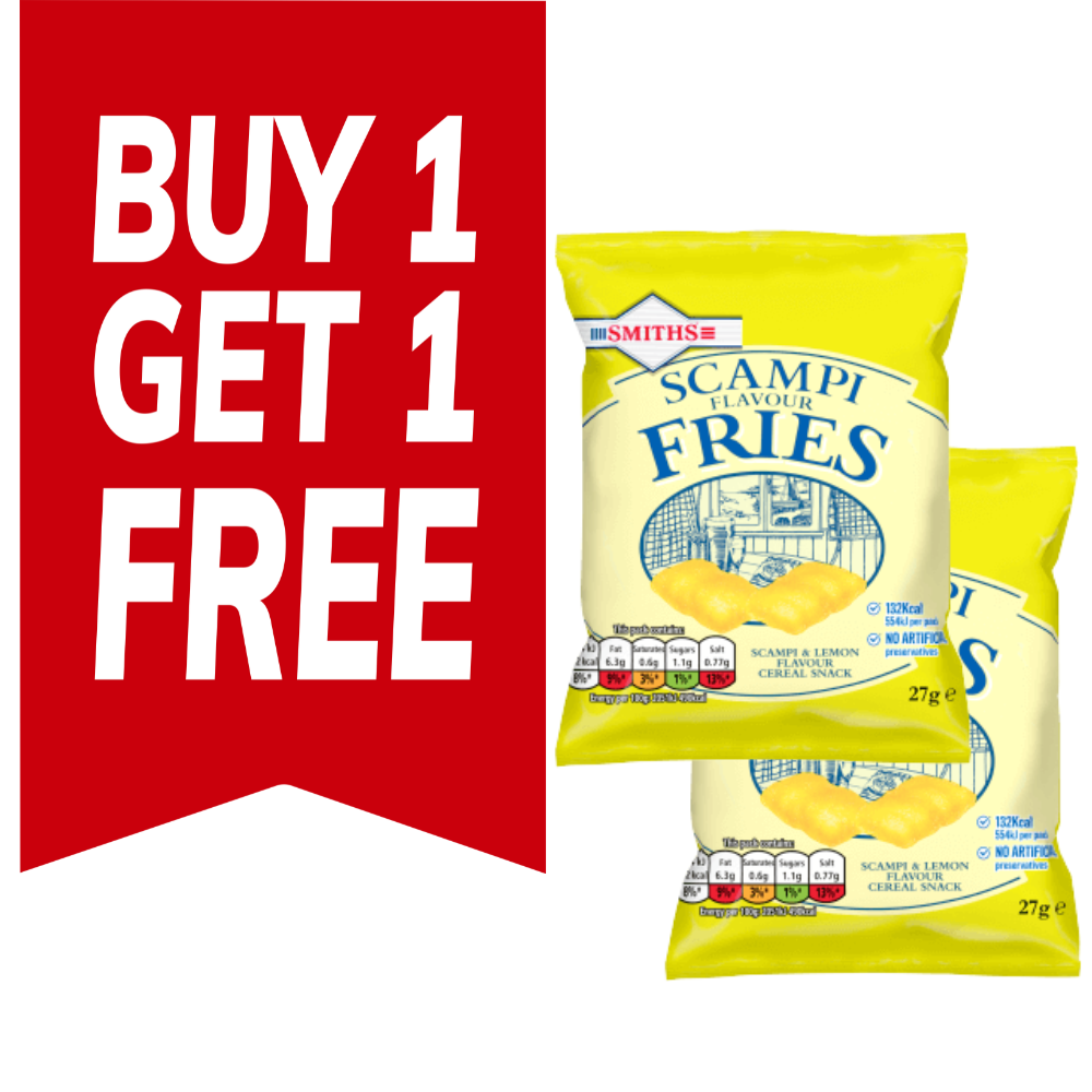 Smiths Scampi Fries 27Gm Buy 1 Get 1 Free