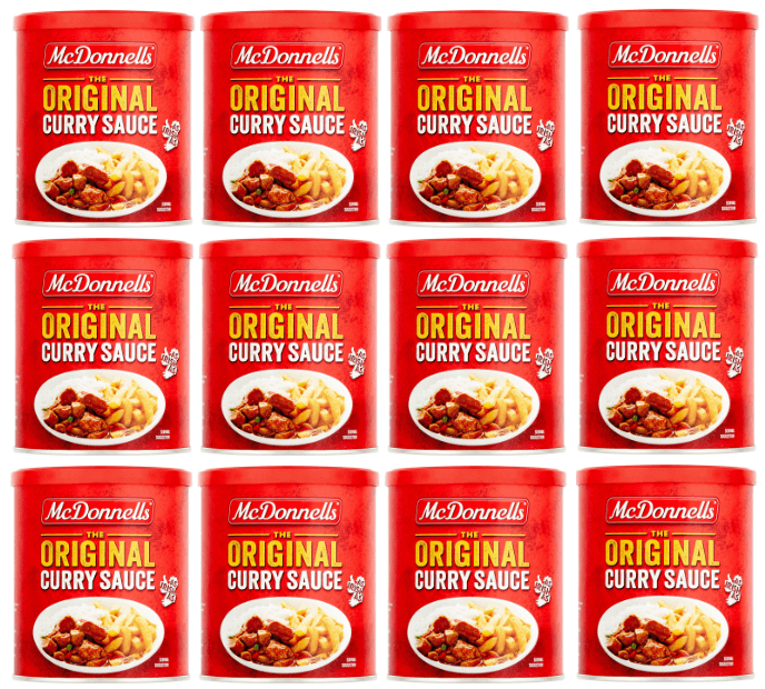 12 x Mcdonnells Curry Sauce Drum 200G