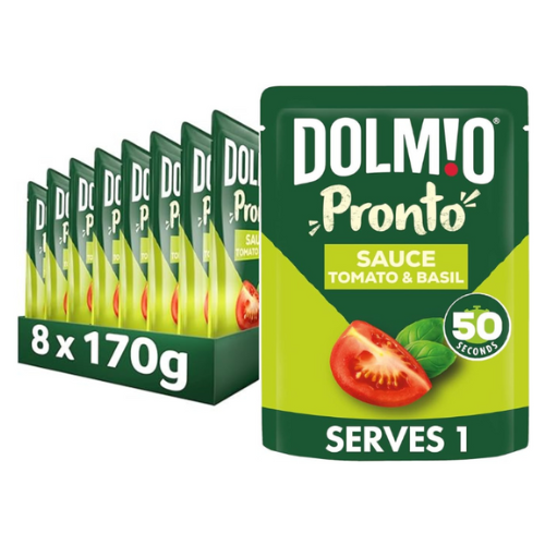 8 x Dolmio Express Tomato & Basil Pasta Sauce 170Gm