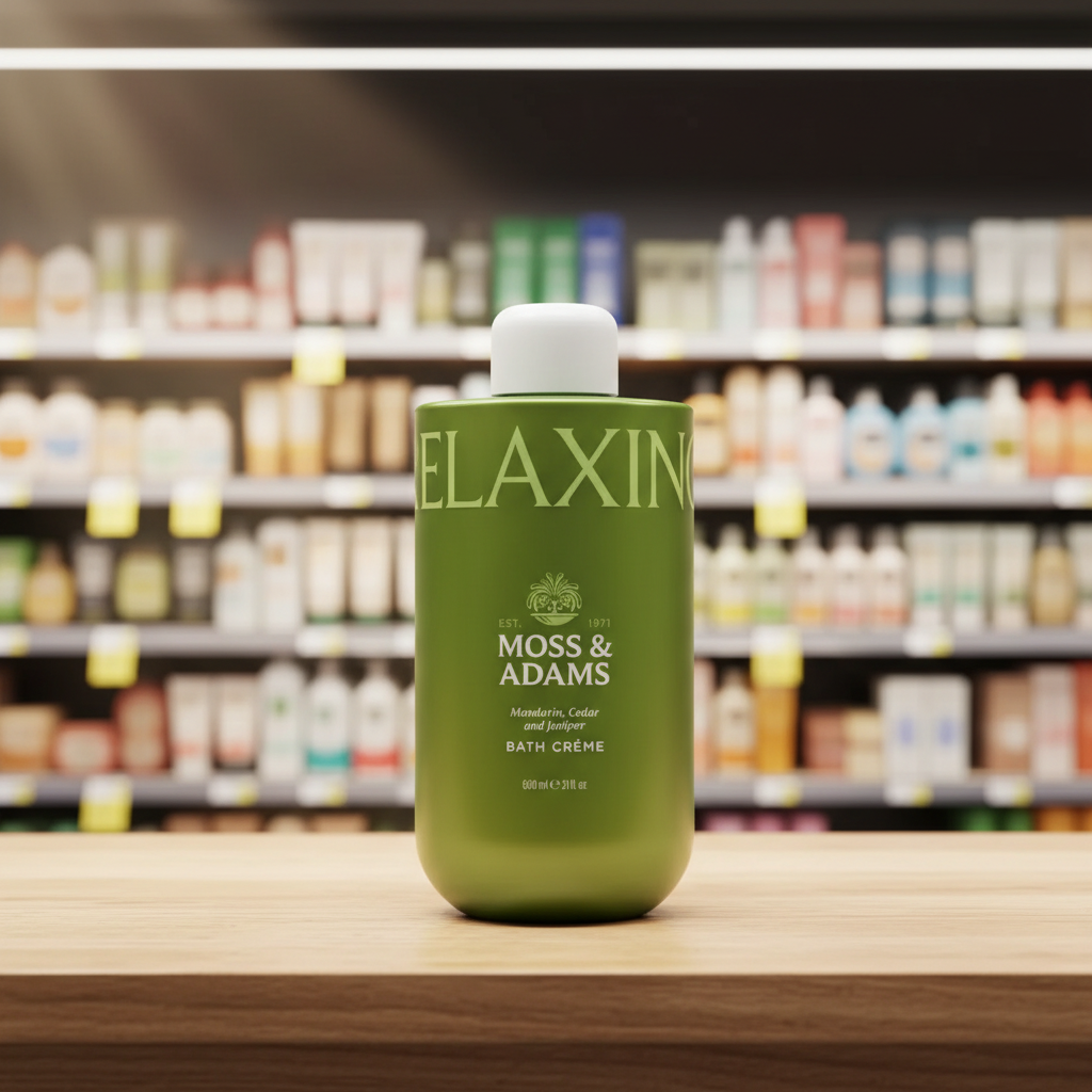 6 X Moss & Adams Bath Crème Relaxing - 600Ml