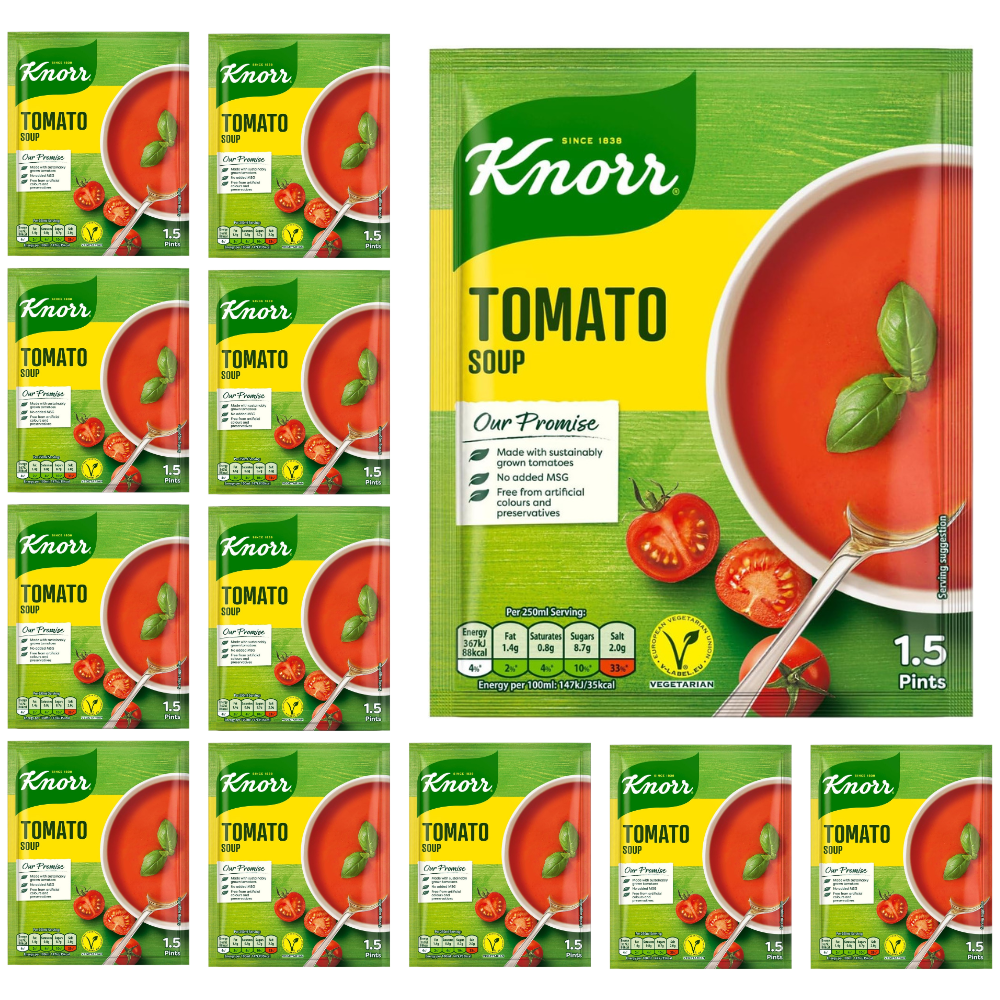 12 x Knorr Soup Tomato 86G