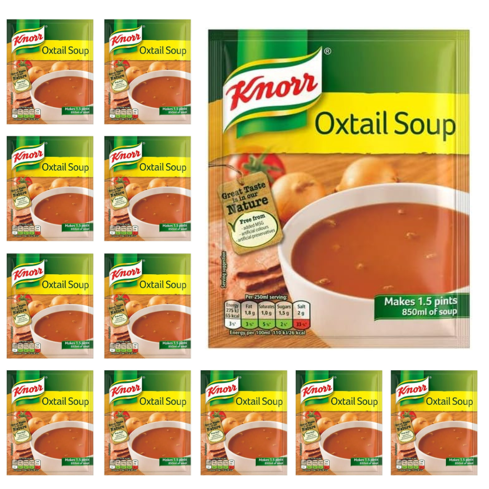 12 x Knorr Soup Oxtail 60G