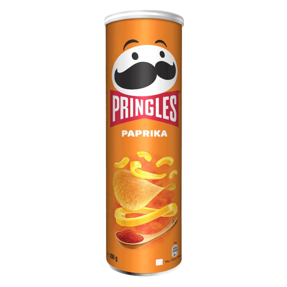 19 x Pringles Paprika Sharing Crisps 165G