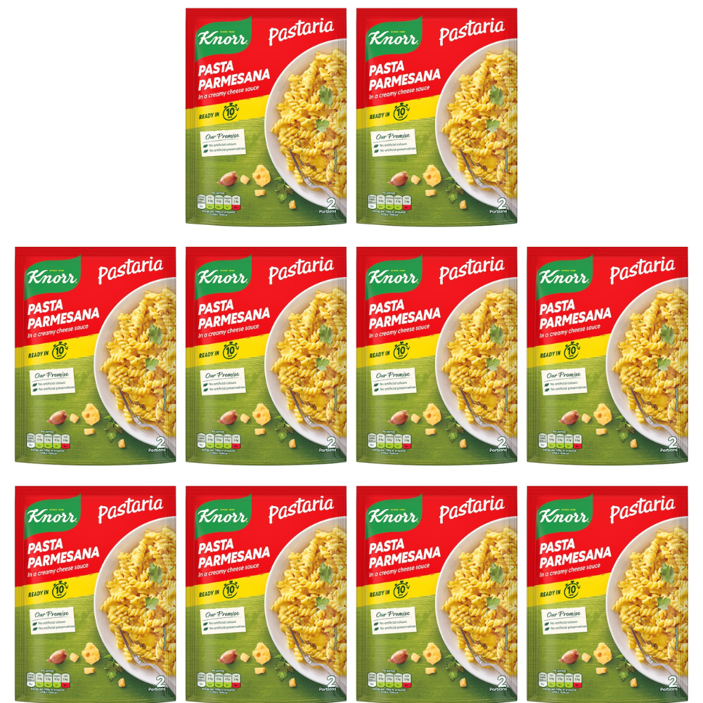 10 x Knorr Pastaria Pasta Parmesana 163 G