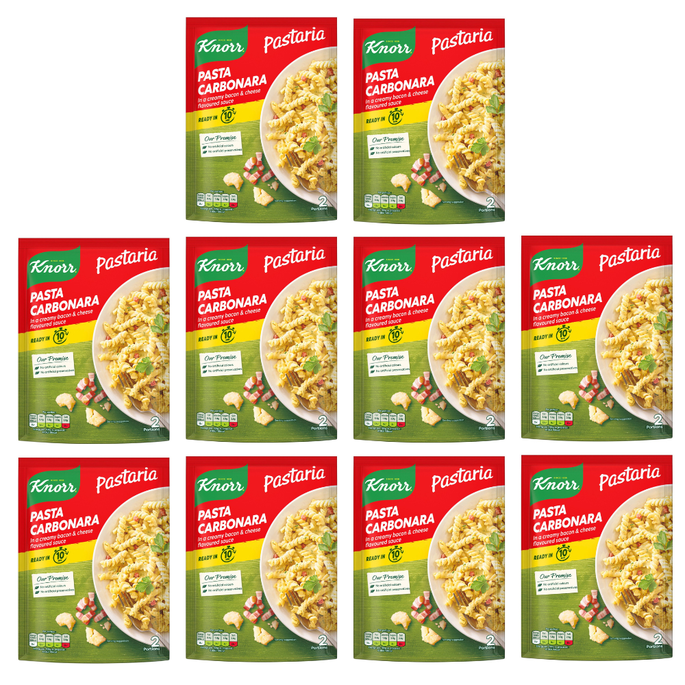 10 x Knorr Pastaria Carbonara 155Gm