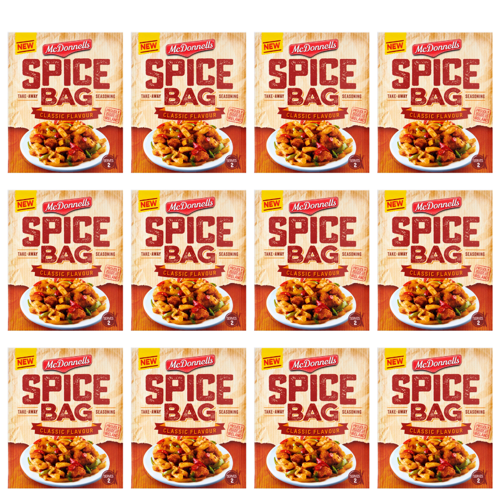 12 x Mcdonnells Spice Bag Original 40G