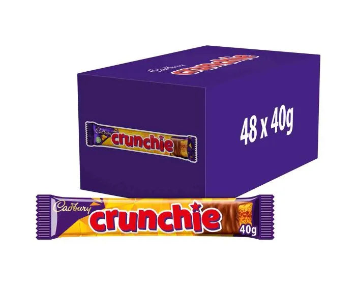 48 x Cadbury Crunchie Chocolate Bar 40G