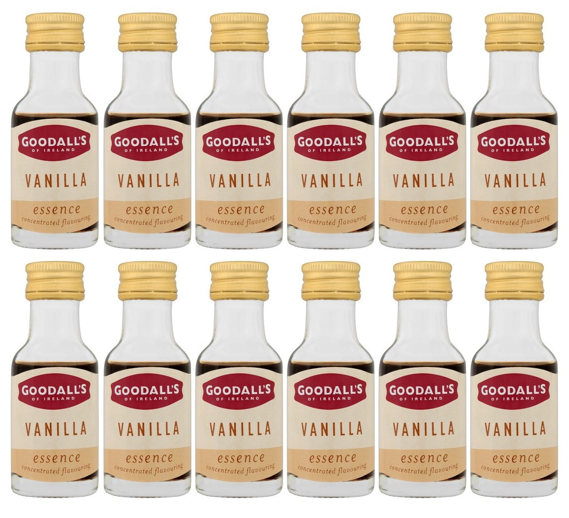 12 x Goodall's Of Ireland Vanilla Essence 25Ml