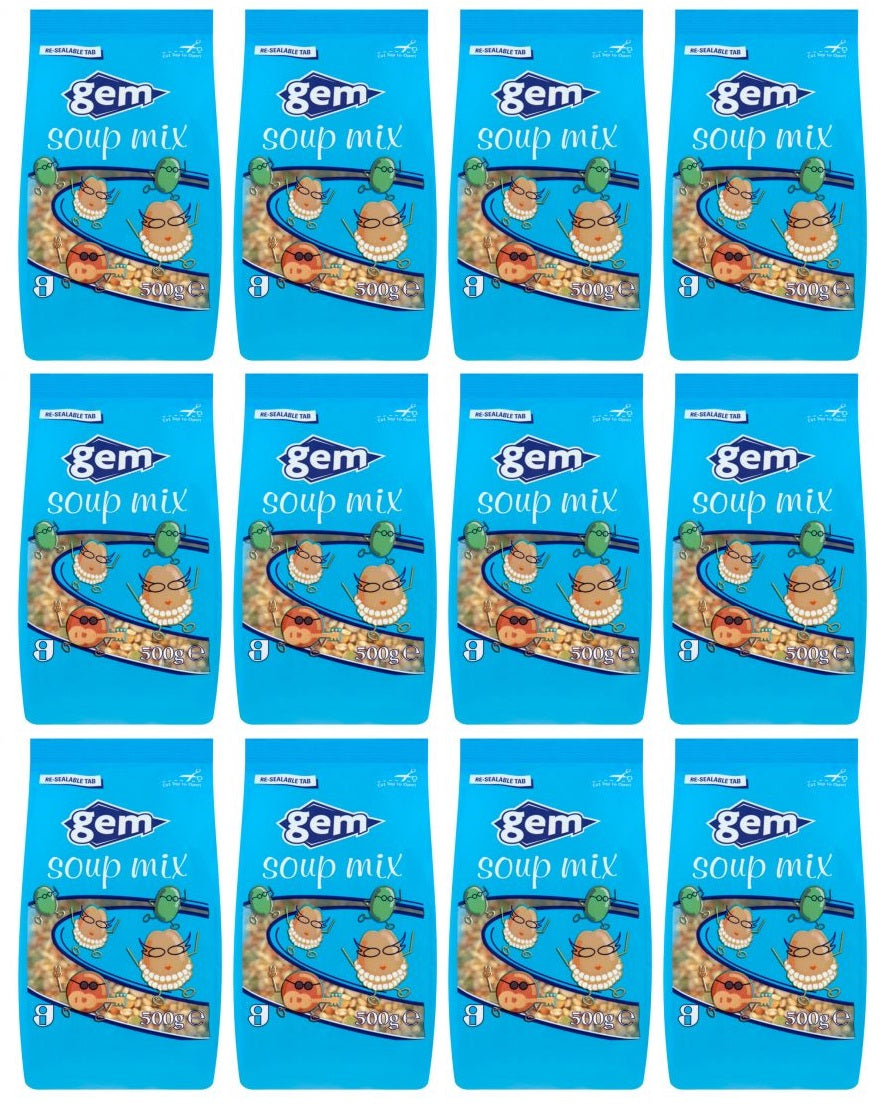 12 x Gem Soup Mix 500G