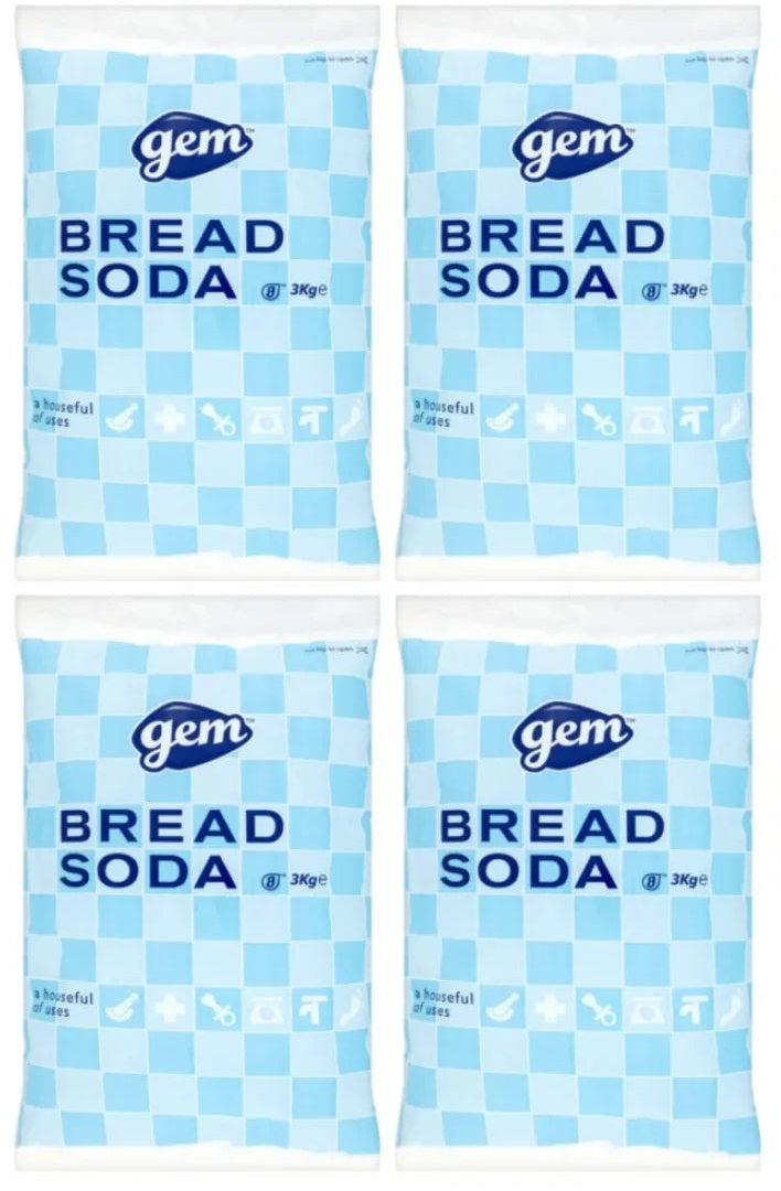 4 x Gem Bread Soda 3Kg