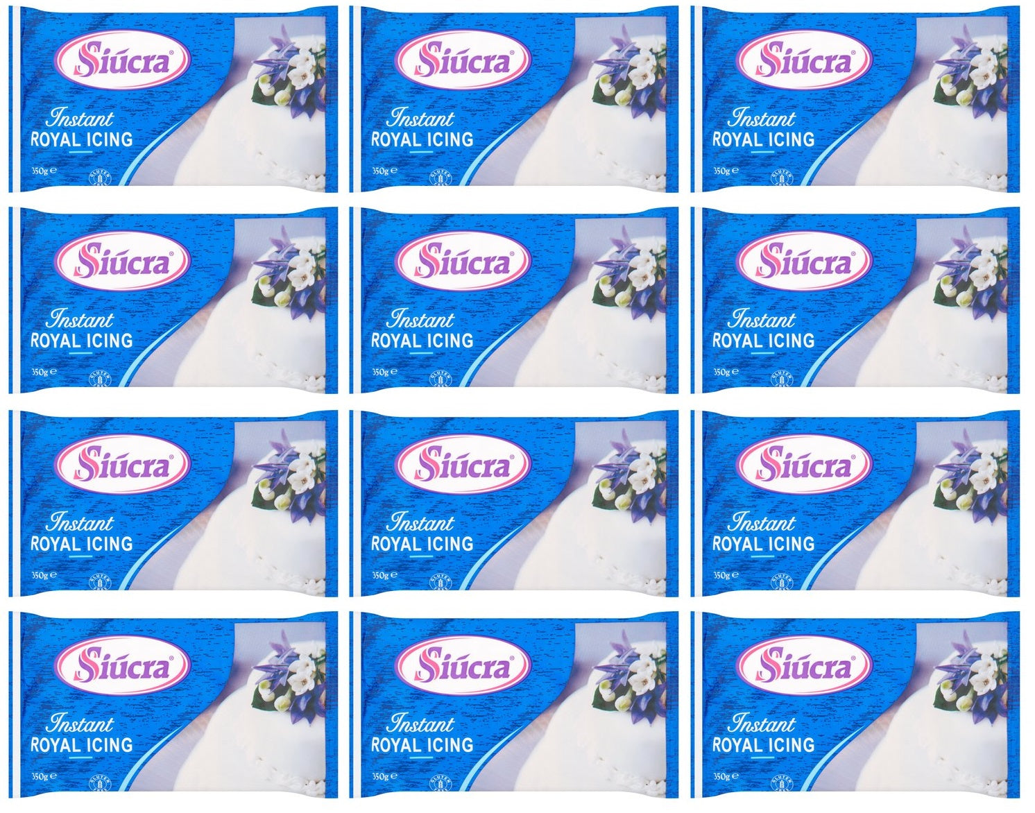 12 x Siúcra Instant Royal Icing 350G