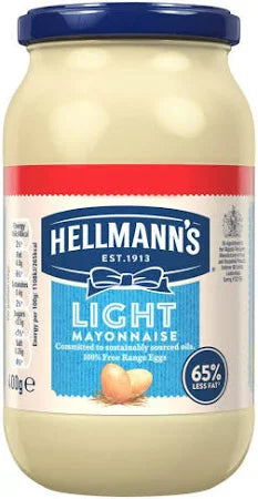 12 x Hellmann's  Mayonnaise Light 400 G