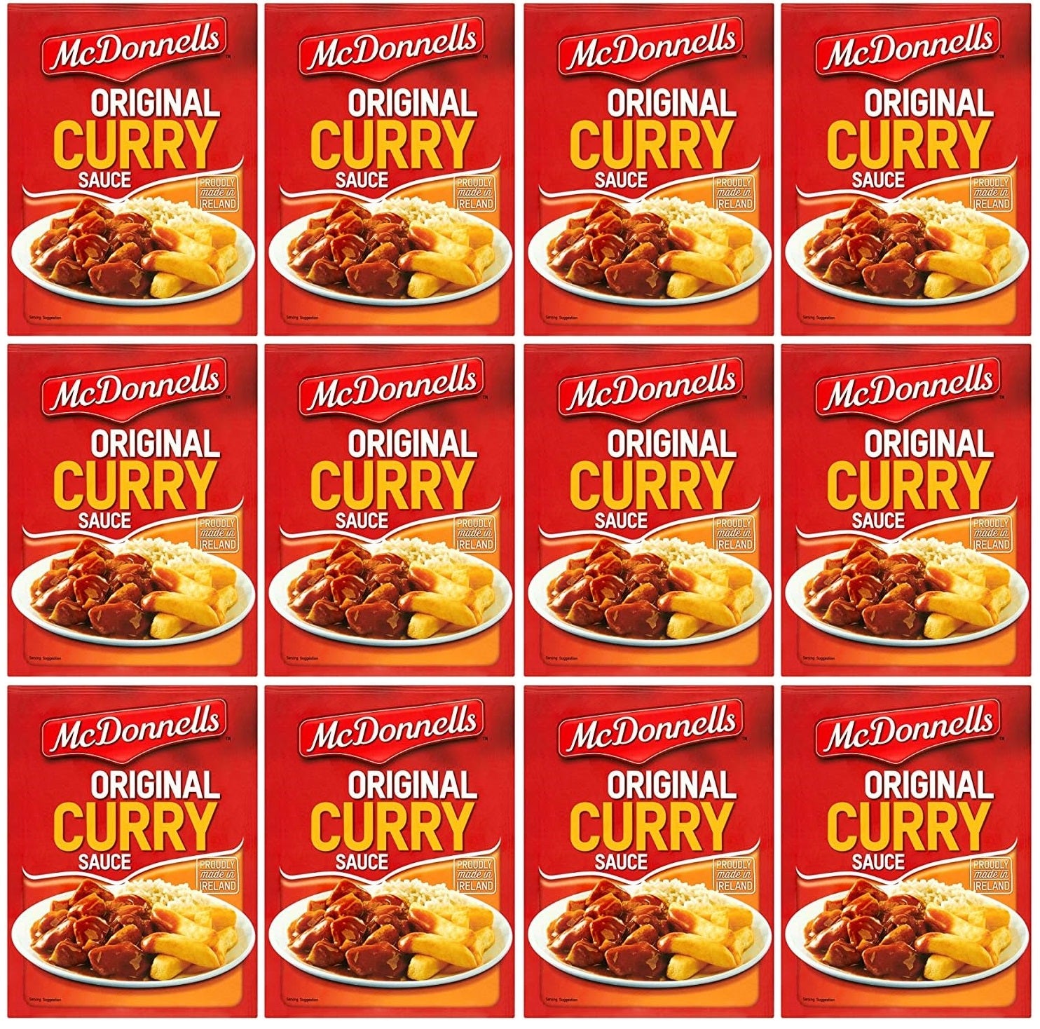 12 x Mcdonnells Original Curry Sauce 500G