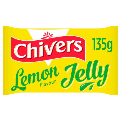 12 x Chivers Lemon Flavour Jelly 135G