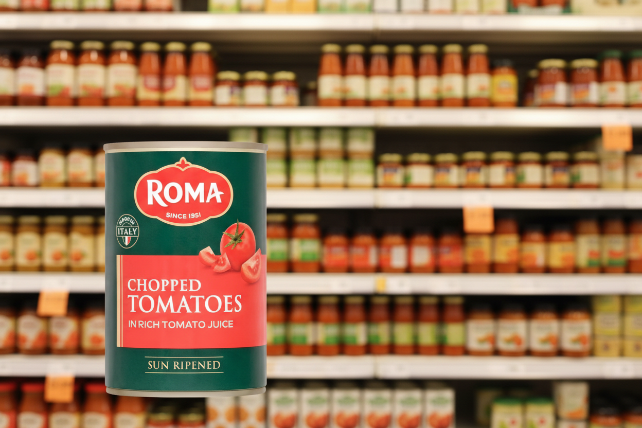 12 x Roma Chopped Tomato  - 400G