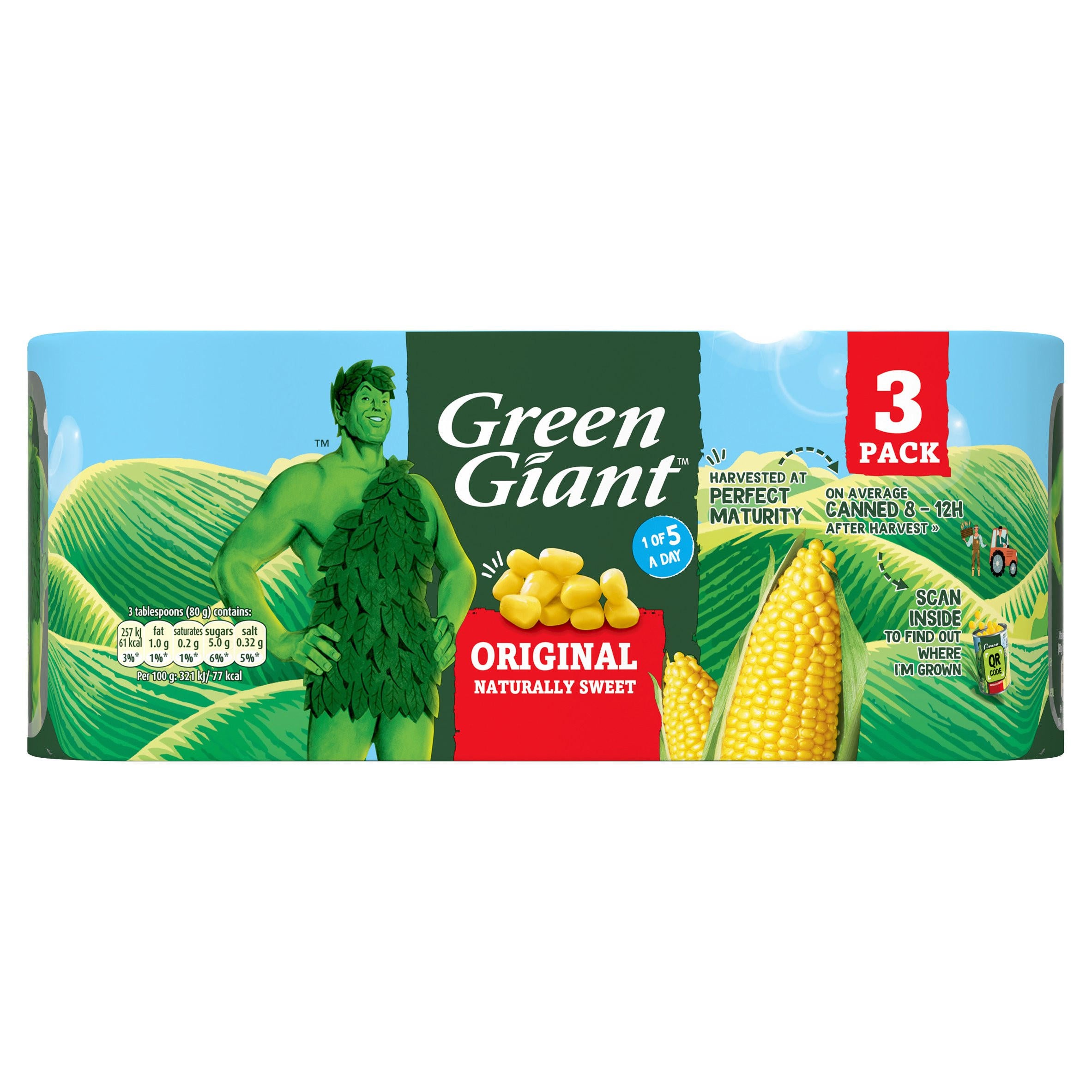 8 x Green Giant Original 3 X 198G