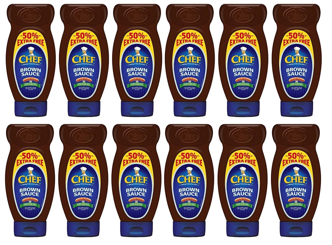 12 x Chef Brown Sauce 727G