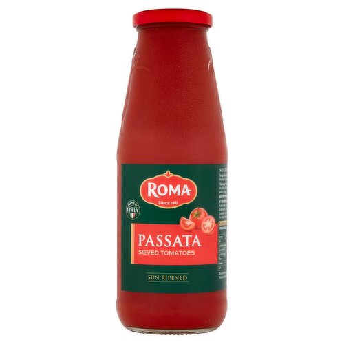 12 x Roma Passata Sieved Tomatoes 680G