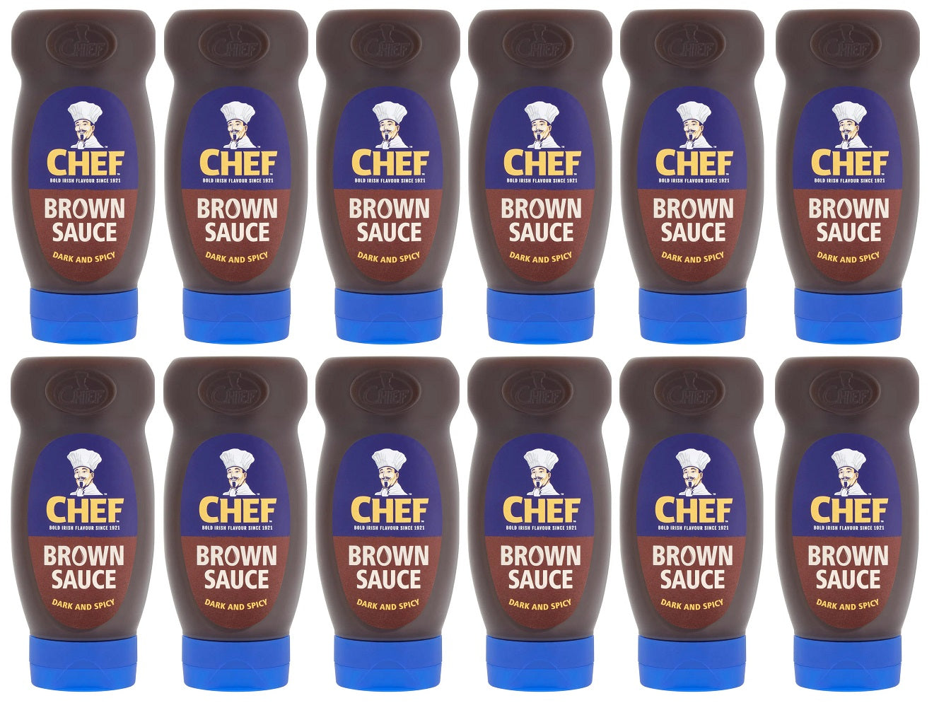 12 x Chef Brown Sauce 485G