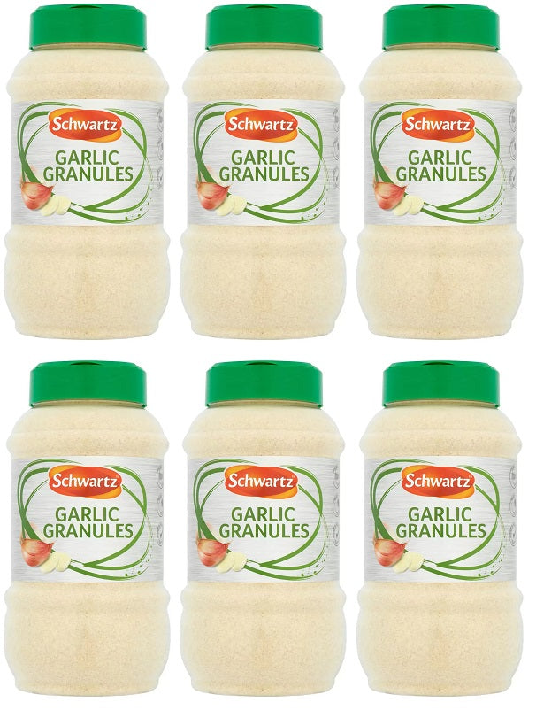 6 x Schwartz Garlic Granules 620G