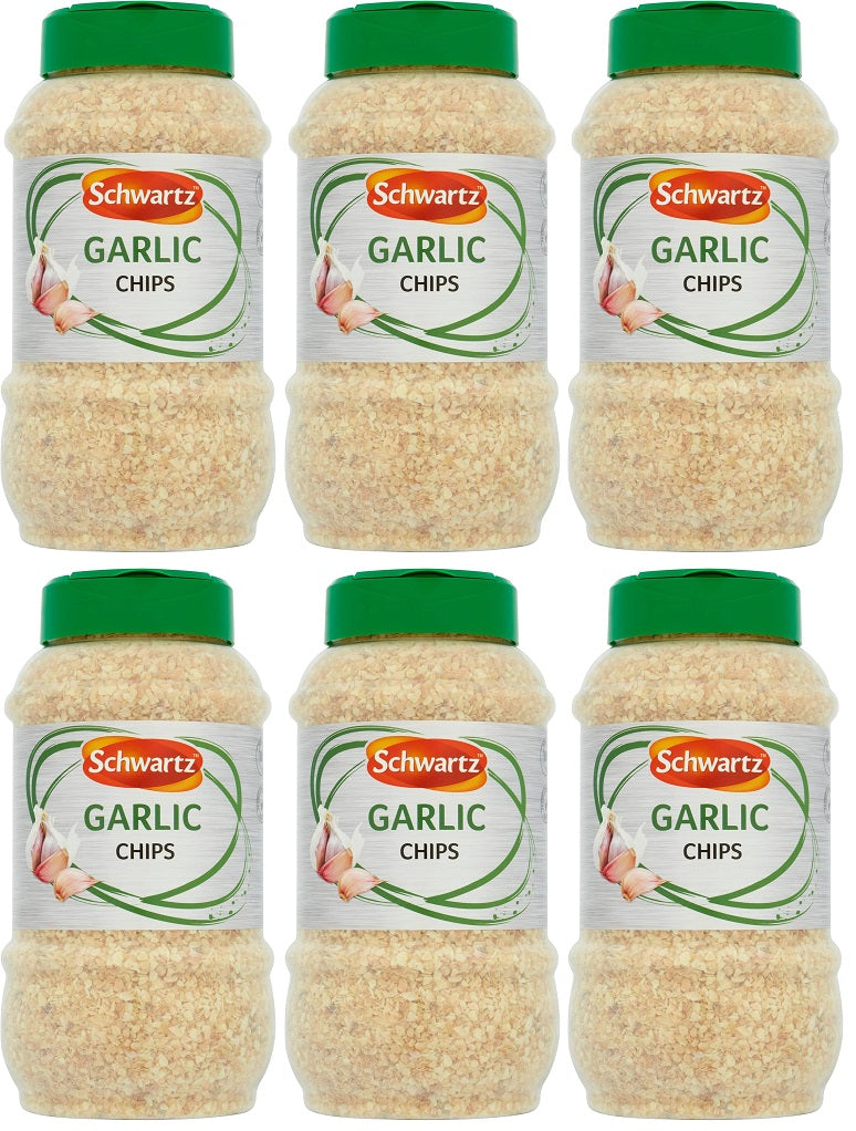 6 x Schwartz Garlic Chips 550G