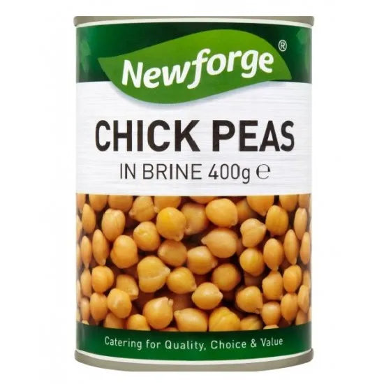 12 x Newforge Chick Peas In Brine 400G