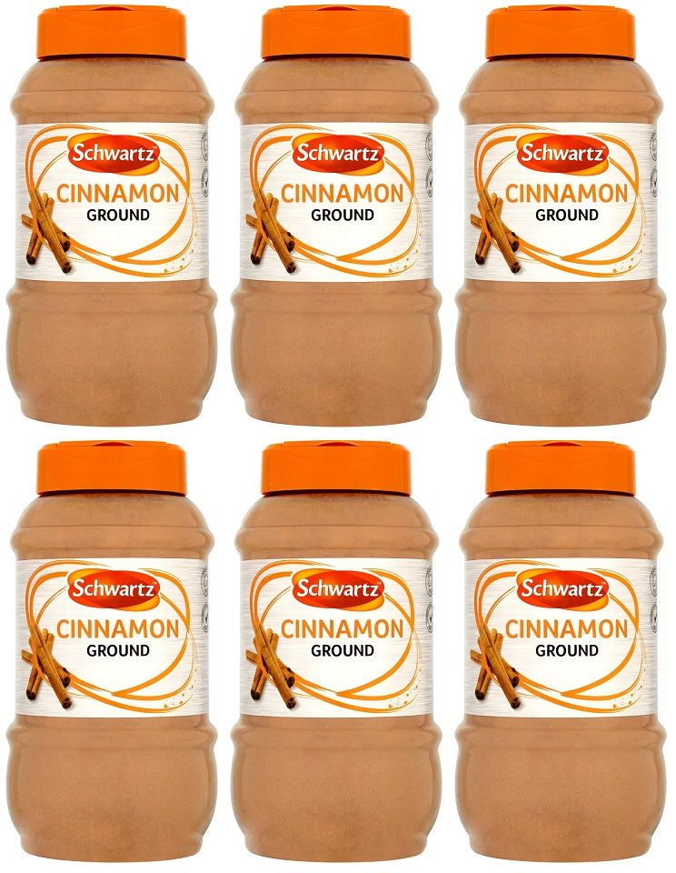 6 x Schwartz Ground Cinnamon 390G