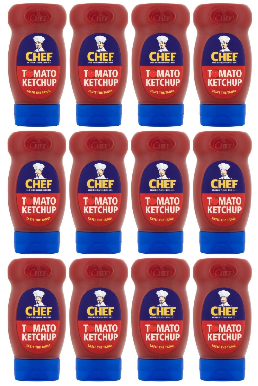 12 x Chef Tomato Ketchup 390G