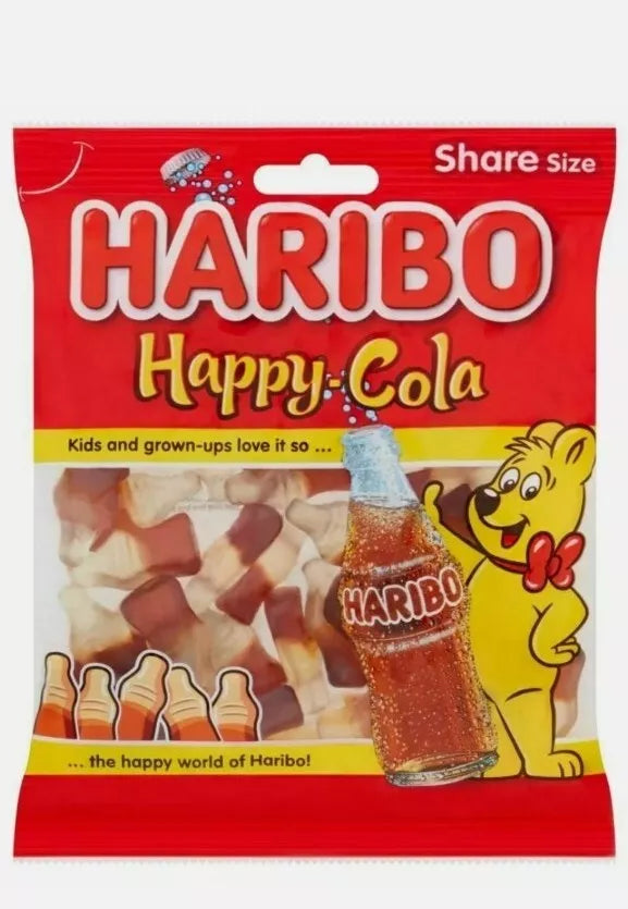 12 x Haribo Happy-Cola Bag 160G