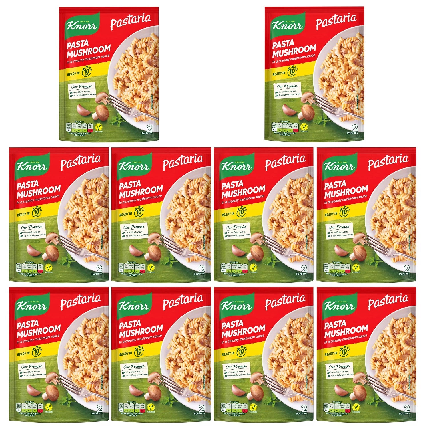 10 x Knorr Pastaria Pasta Mushroom 150G