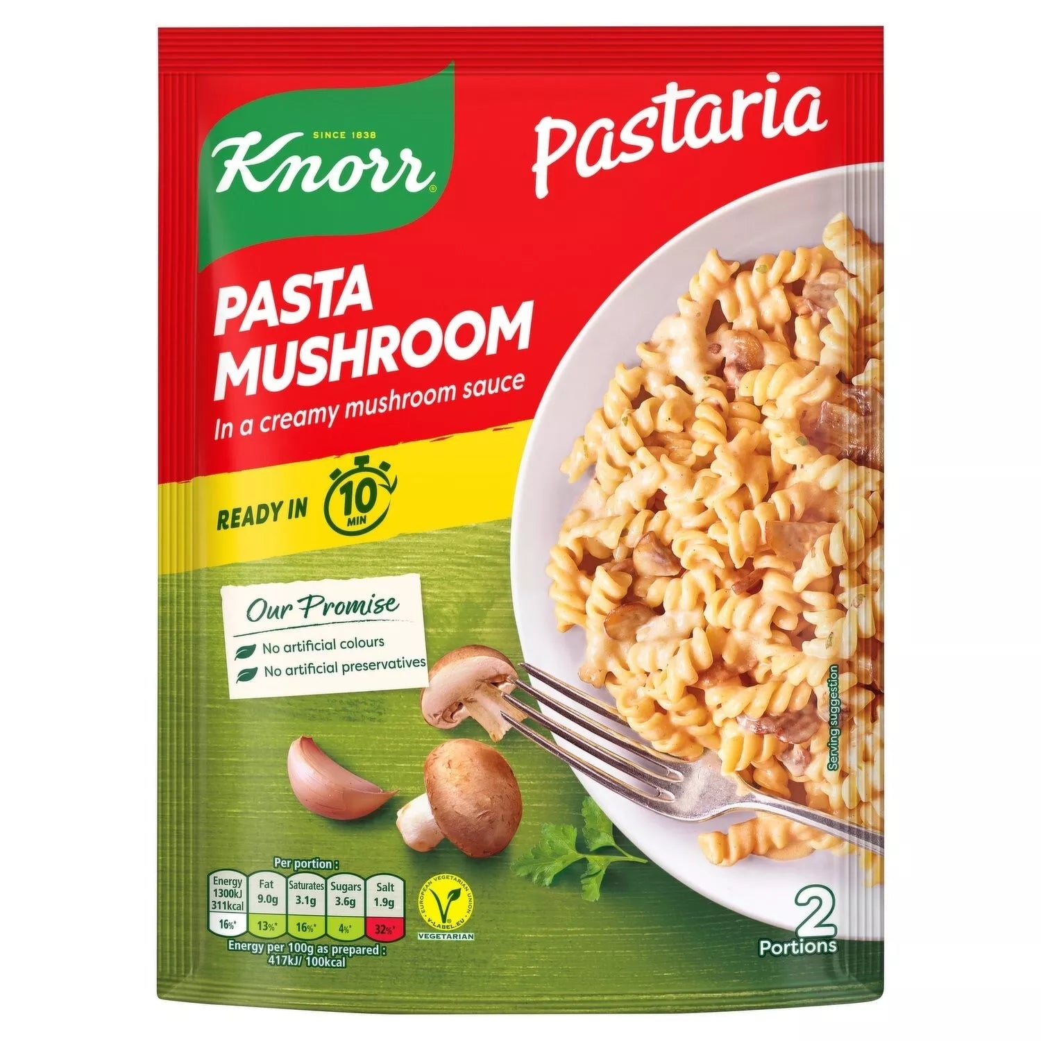 10 x Knorr Pastaria Pasta Mushroom 150G