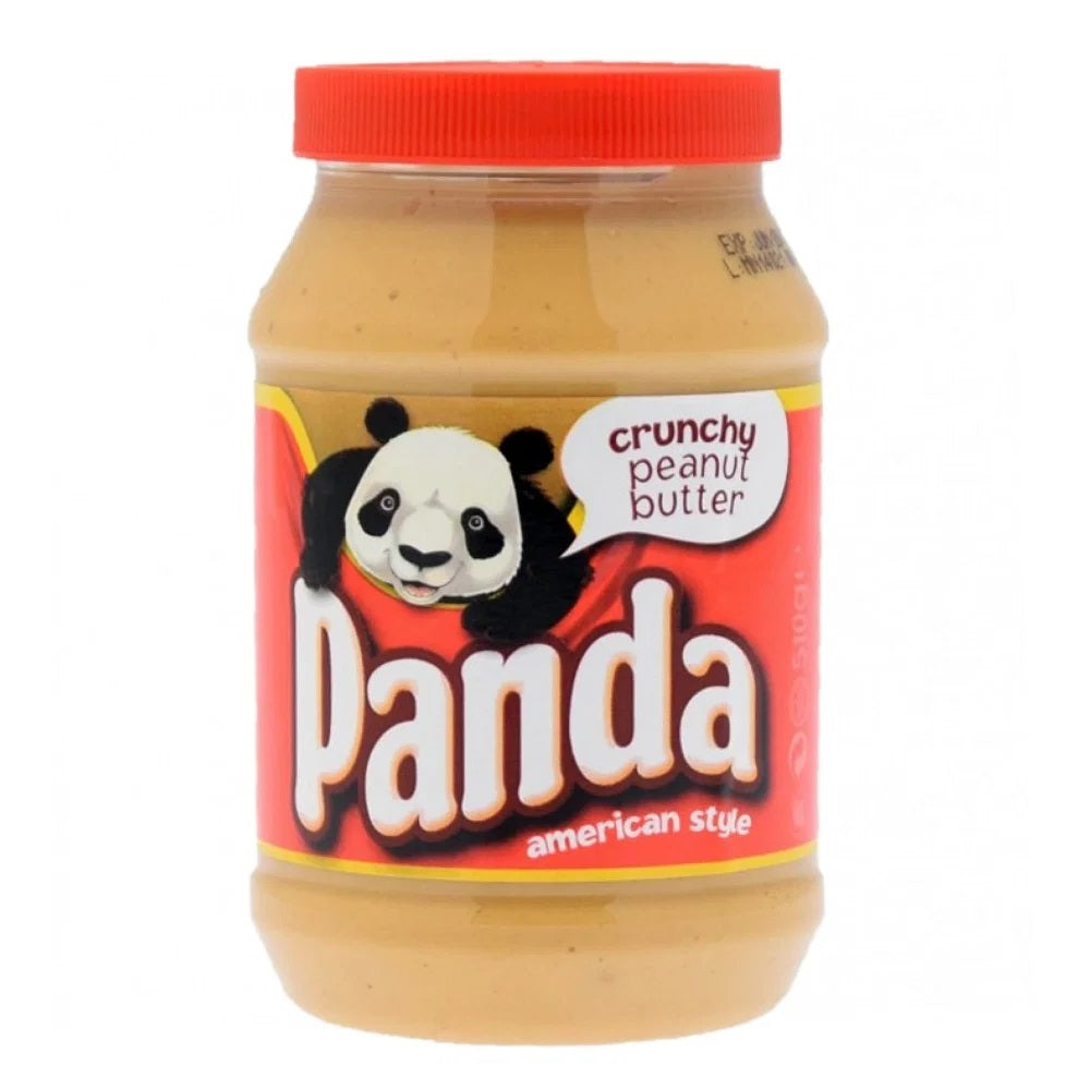 6 x Panda American Style Crunchy Peanut Butter 340G