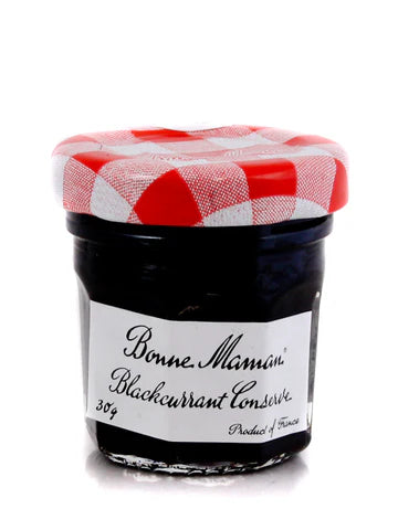 60 x Bonne Maman Blackcurrant Jam 30G