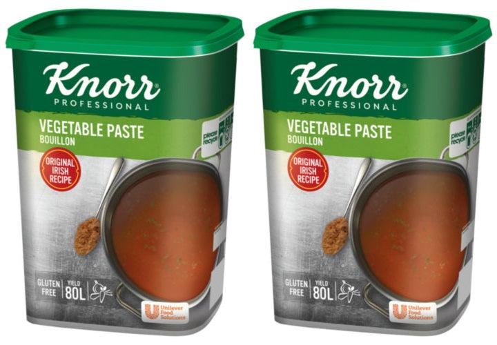 2 x Knorr Professional Vegetable Paste Bouillon 1.76Kg