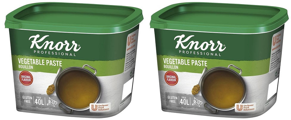 2 x Knorr Professional Vegetable Paste Bouillon 880G