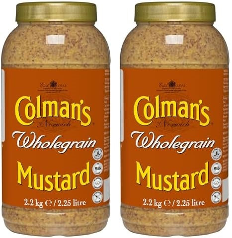 2 x Colman's Wholegrain Mustard 2.25L