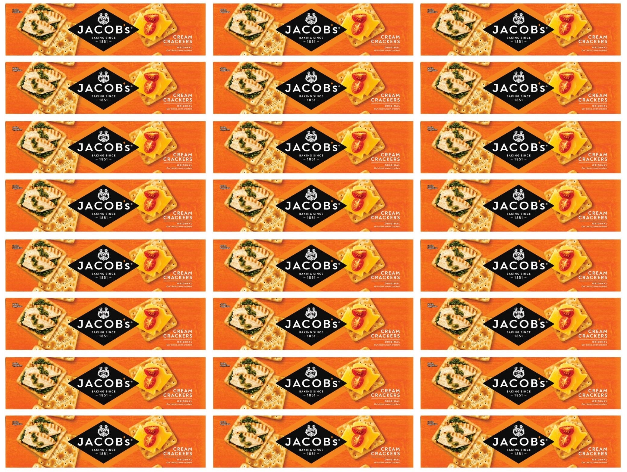 24 x Jacob's Cream Crackers 300G