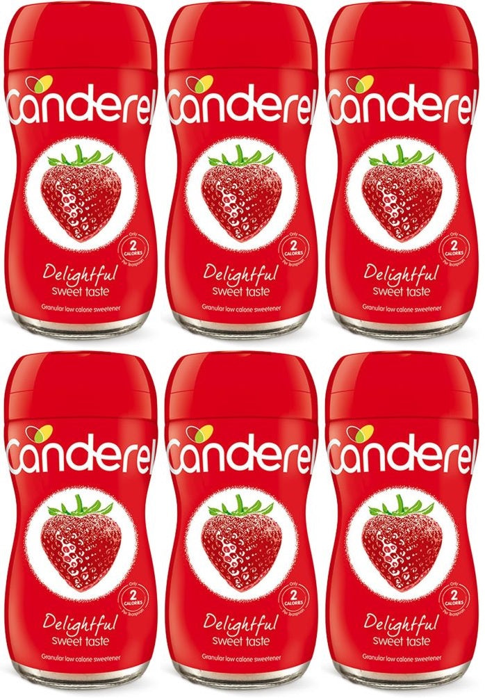 6 x Canderel Granular Low Calorie Sweetener 75G