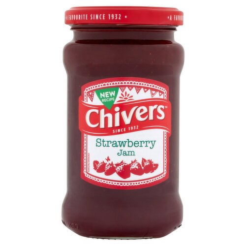 12 x Chivers Strawberry Jam 370G