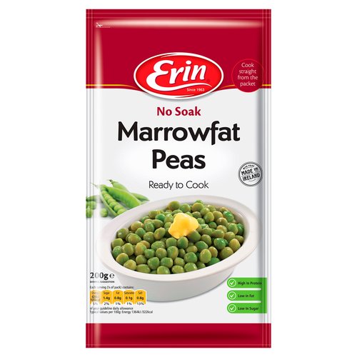 18 x Erin No Soak Marrowfat Peas 200G