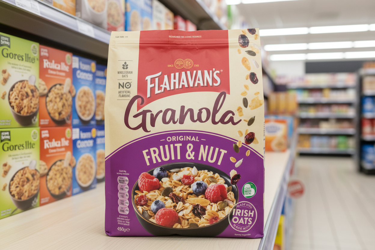 6 x Flahavan's Original Fruit & Nut Granola 450G