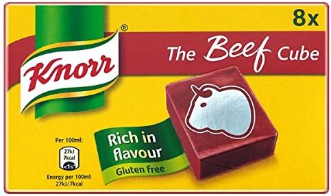 12 x Knorr  Stock Cubes Beef 8X 10 G