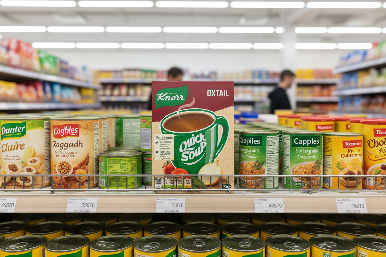 12 x Knorr Quick Soup Oxtail 3's 42G