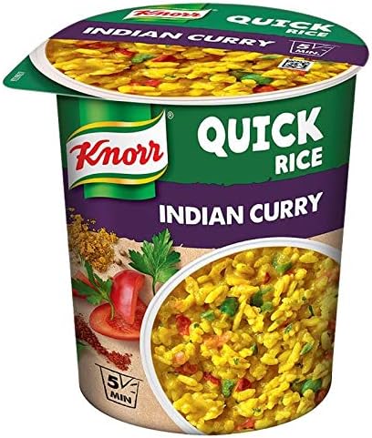 8 x Knorr Quick Curry Rice 87G