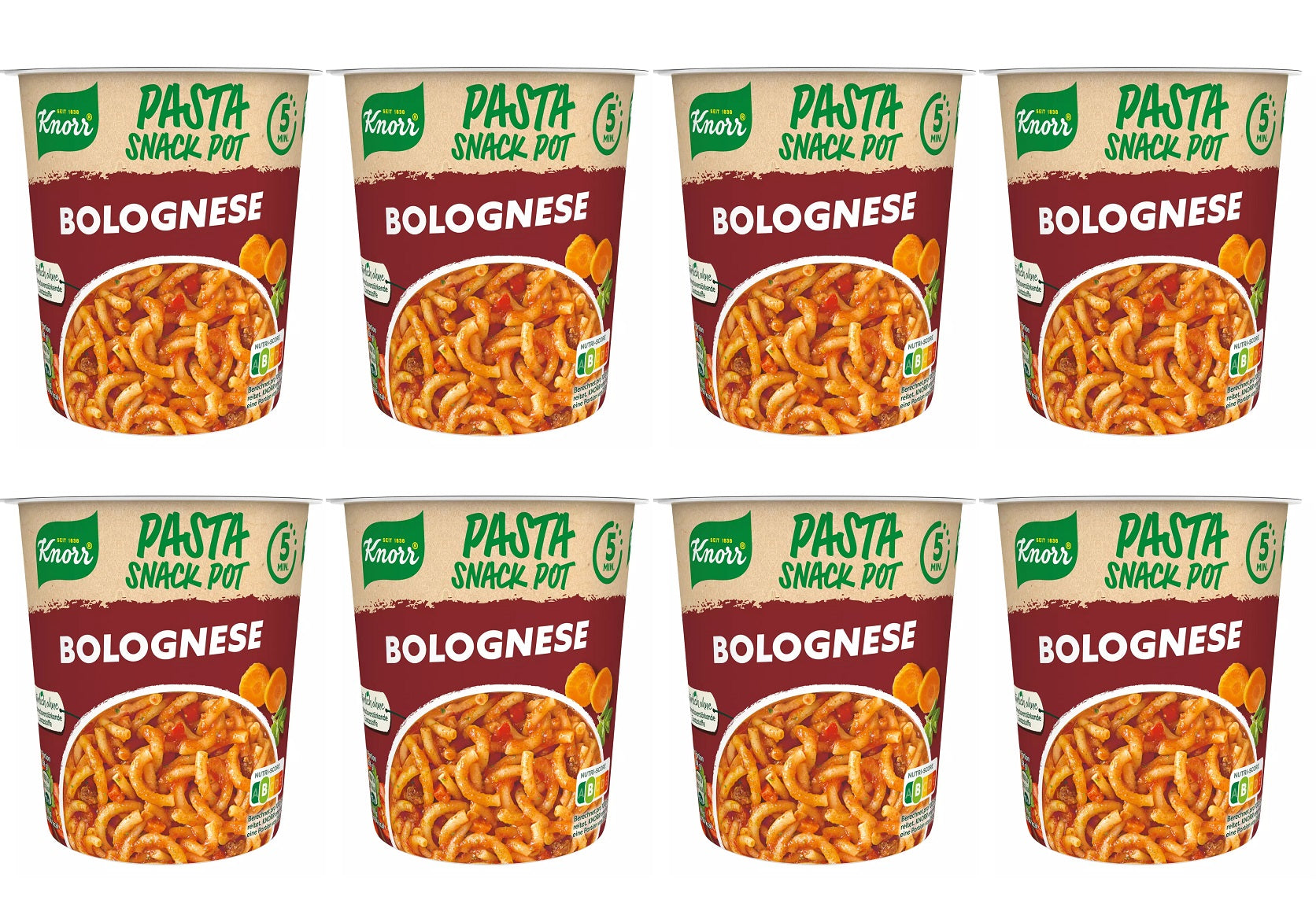 8 x Knorr Quick Pasta Bolognese 68G