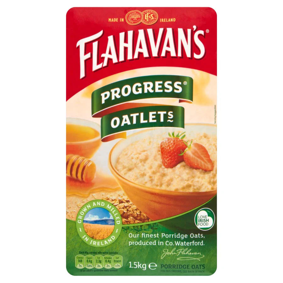 Flahavan's Progress Oatlets Porridge Oats 1.5Kg