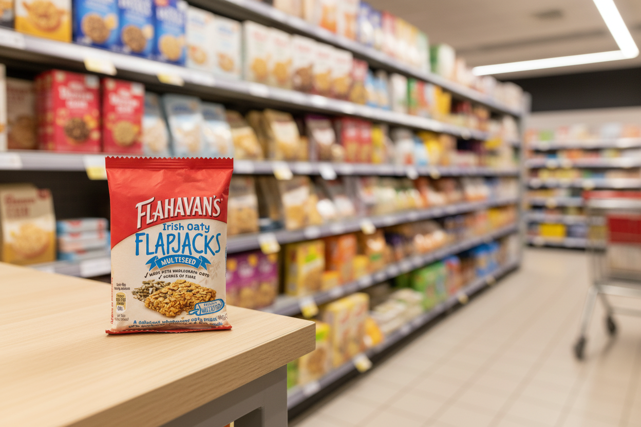 24 x Flahavan's Irish Oaty Flapjacks Multiseed 40G