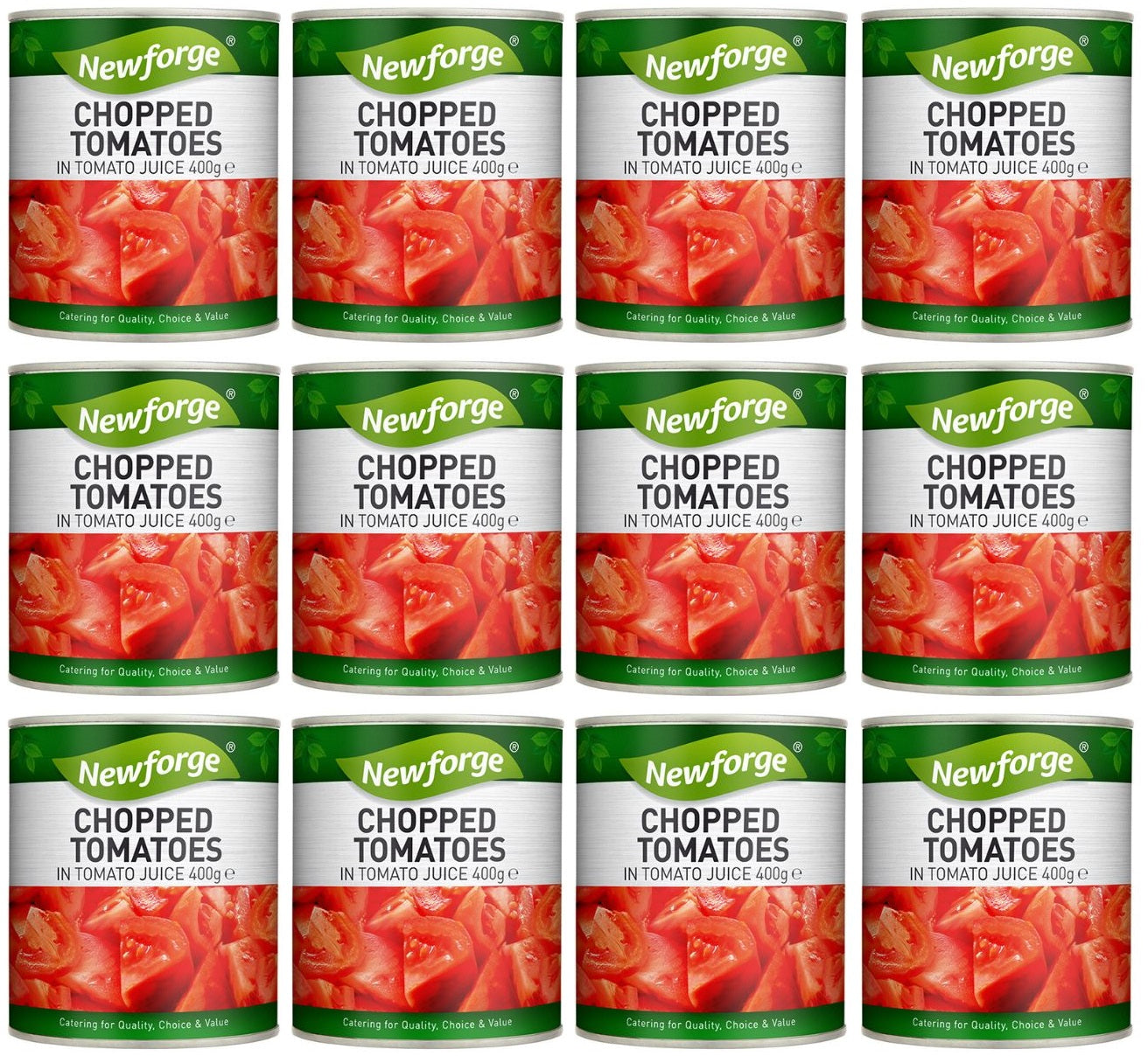 12 x Newforge Tomatoes Chopped