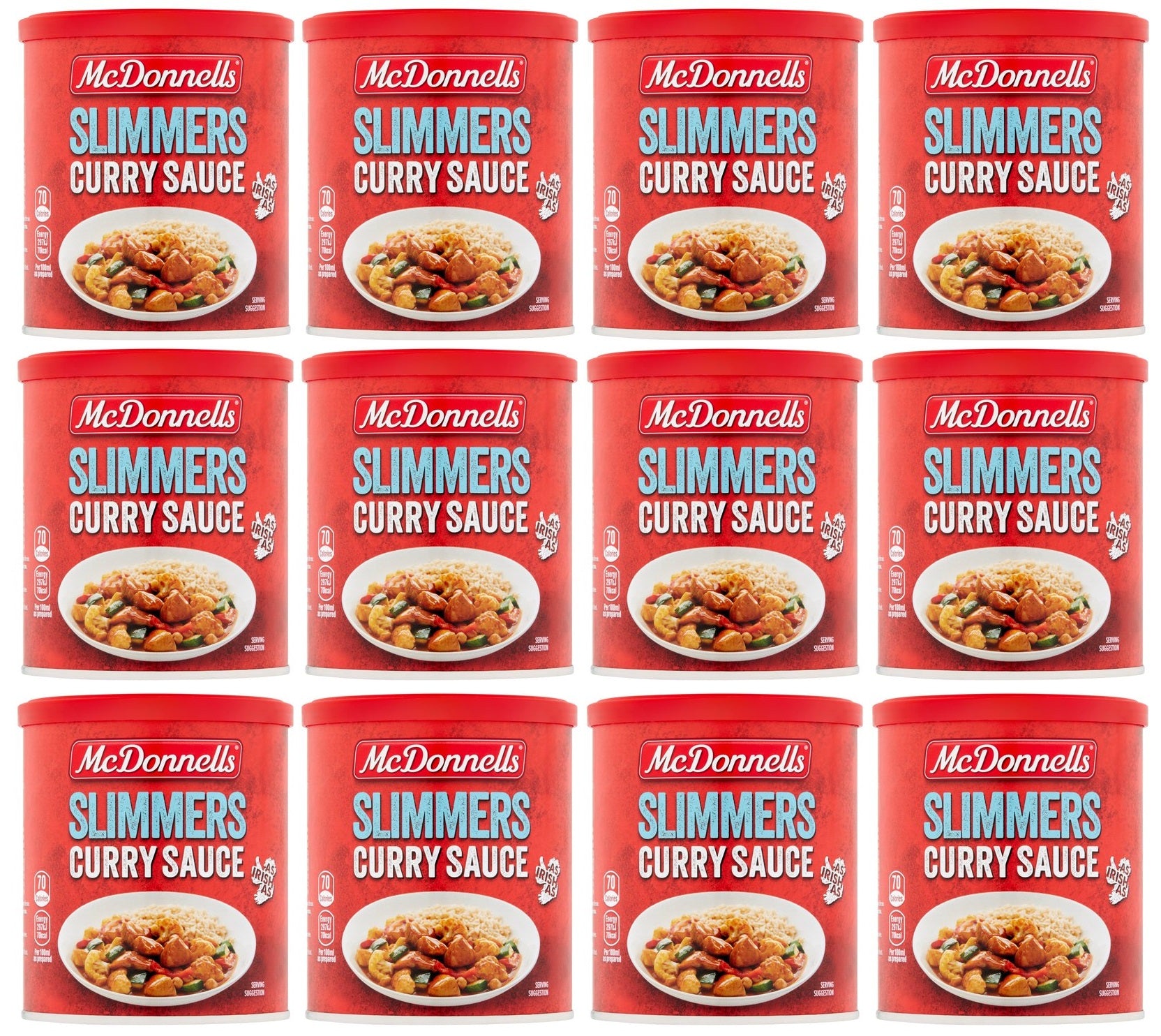 12 x Mcdonnells Slimmers Curry Sauce 200G